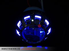 2.0 inch motorcycle Bi-xenon projector lens light with Angel eyes 12-G