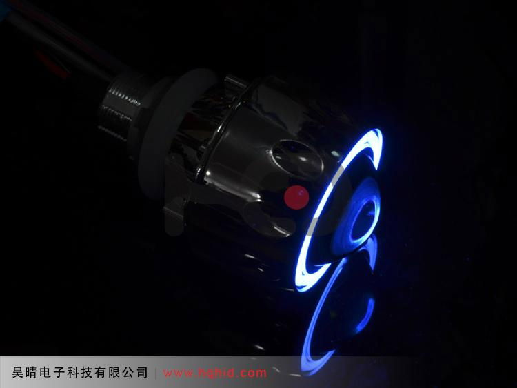 2.5 inch motorcycle Bi-xenon projector lens light with Angel eyes ABL 2