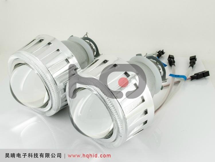 2.8 inch HID Bi-xenon projector lens light with Angel eyes 2.8HQT 3