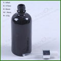 Black Glass Bottle 100ml  2