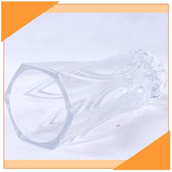Classic Flower Clear Glass Vase  3