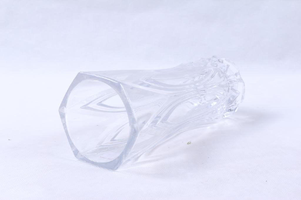 Classic Flower Clear Glass Vase  5