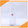 Crackled Flower Clear Glass Vase  5