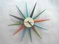 Sunburst clock,modern walk clock,clock like sunburst 1