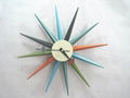 Sunburst clock,modern walk clock,clock like sunburst 2