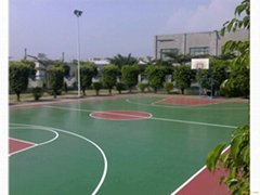 Silicon PU Basketball Court Flooring Materials