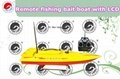 Remote Fishing Bait Boat with LCD