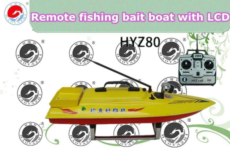 Remote Fishing Bait Boat with LCD