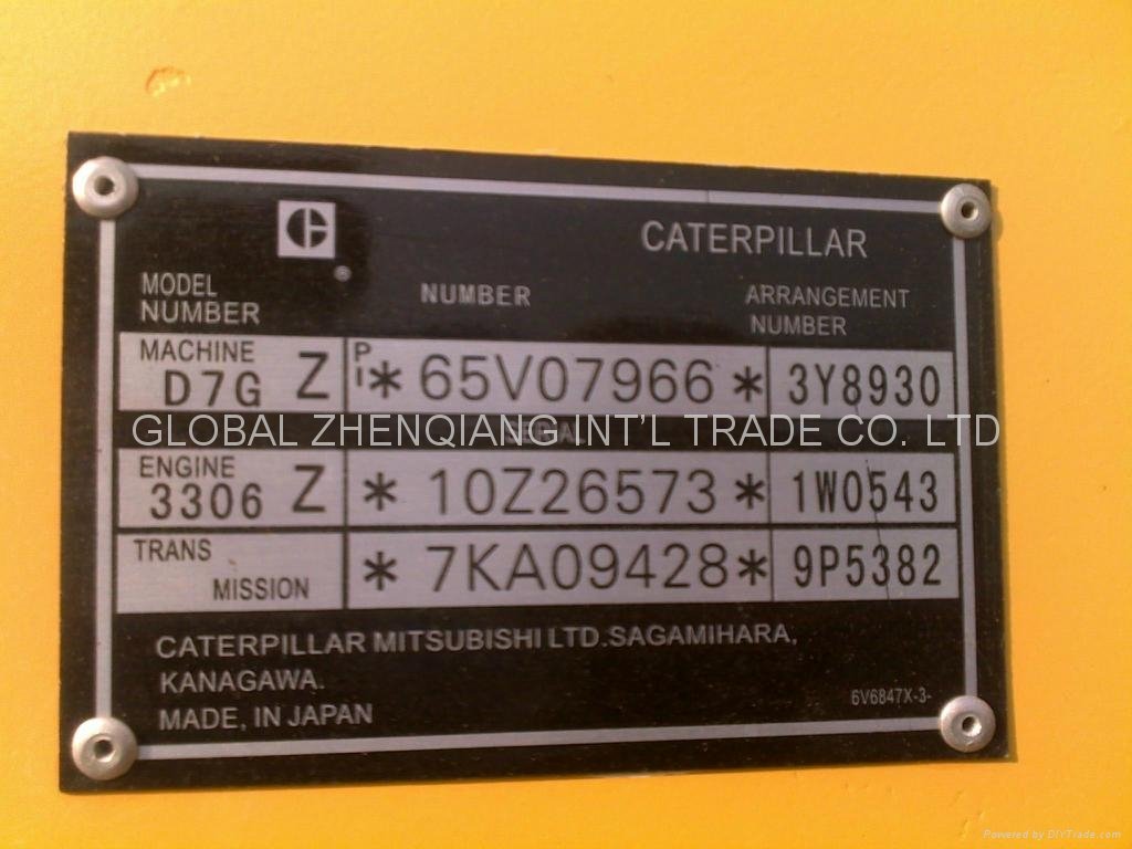 Used D7G Caterpillar bulldozer  4