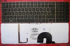 Italian layout for HP DV7-4000 ER17 laptop keyboard