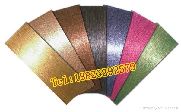 Limited sale of stainless steel color board
