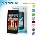 4.7inch MTK6589 Quad Core Android 4.1 WCDMA/GSM 3G Dual SIM Mobile Phone T600  1