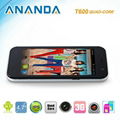 4.7inch MTK6589 Quad Core Android 4.1 WCDMA/GSM 3G Dual SIM Mobile Phone T600  5