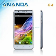5.7inch HD MTK6589 Quad Core Android 4.2 3G Dual SIM Mobile Phone Galaxy S4 