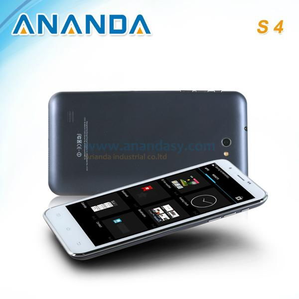 5.7inch HD MTK6589 Quad Core Android 4.2 3G Dual SIM Mobile Phone Galaxy S4  4