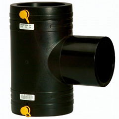 HDPE SUPPLY PIPES FITTINGS ELECTRIC MELTING TEE
