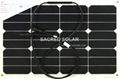 30W sacred high efficiency flexible solar panel 