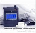 Compact Fingerprint Time Clock Machine