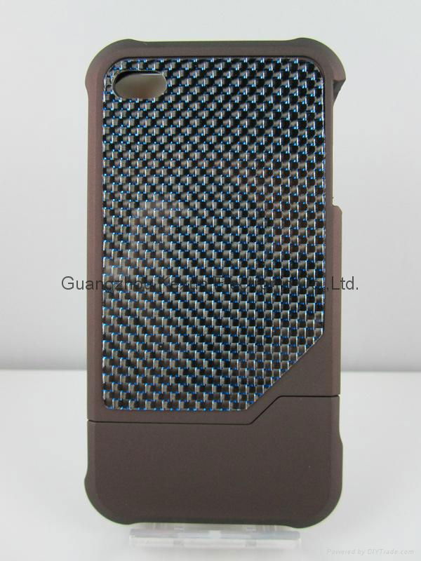 100% carbon fiber plastic case for iphone 5 2