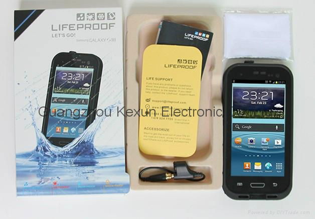 high quality waterproof case for samsung galaxy s3 i9300 5