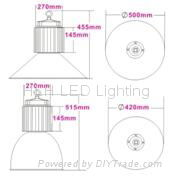 Super bright 150W LED High bay Light, outdoor led spotlight, led canopy lamp 2