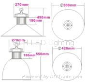 High power Bridgelux 80W 100W 120W LED High bay Light, outdoor spot light lamp 3