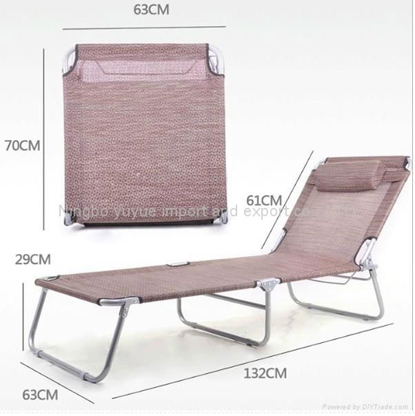 Beach folding bed