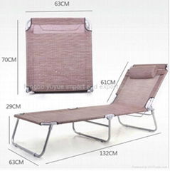 Beach folding bed