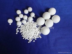 Inert alumina ceramic ball 