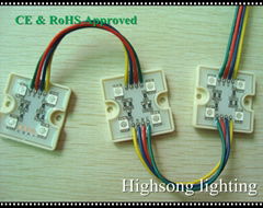 SMD5050 RGB LED Module 4 leds waterproof led module