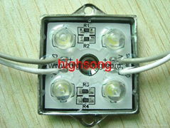 SMD5050 LED Module with lens 4 leds waterproof led module