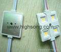 Samsung chips 5630 LED Injection Module 4 leds 34*34mm waterproof led module