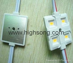 Samsung chips 5630 LED Injection Module 4 leds 34*34mm waterproof led module