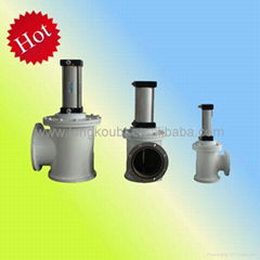 Pneumatic High vacuum baffle valve