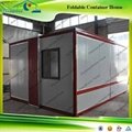 Demountable kiosk container house with