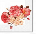 flower color printed paper napkin 1