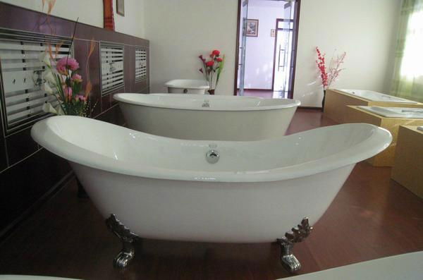 cast iron double slipper tubs NH-1005 4