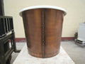 fashionable copper freestanding cast iron bathtub NH-1022-1 3