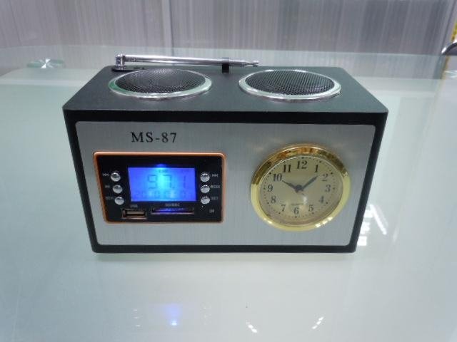 MYS Remote Control Portable Speaker with FM Radio MS-87 2