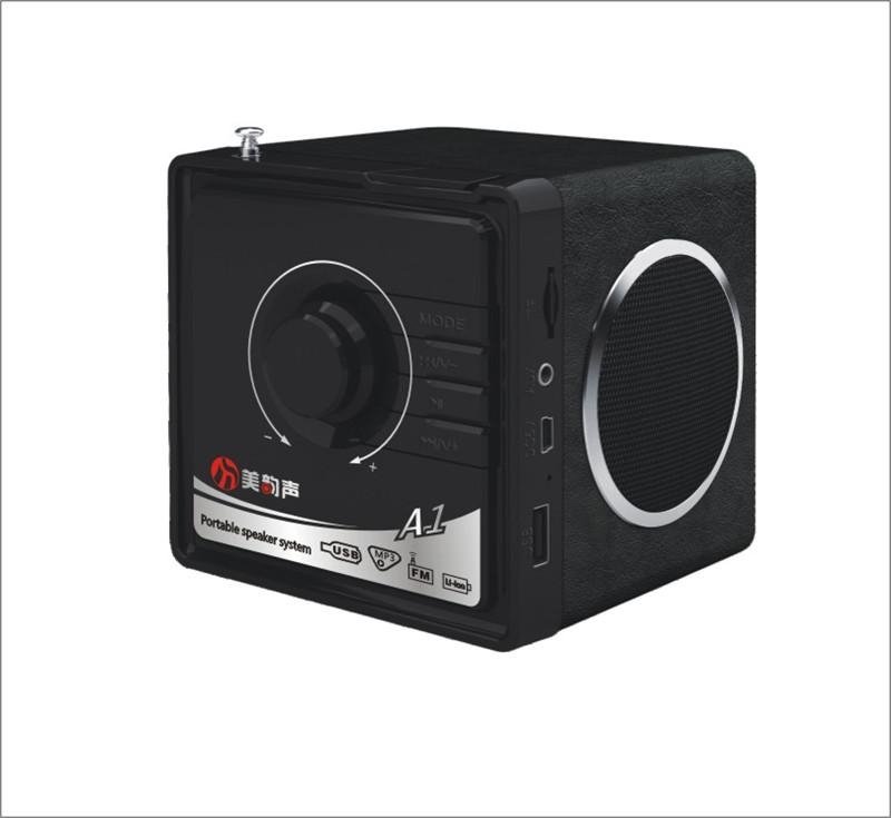 2013 hot sale Portable speaker with usb input A1 2