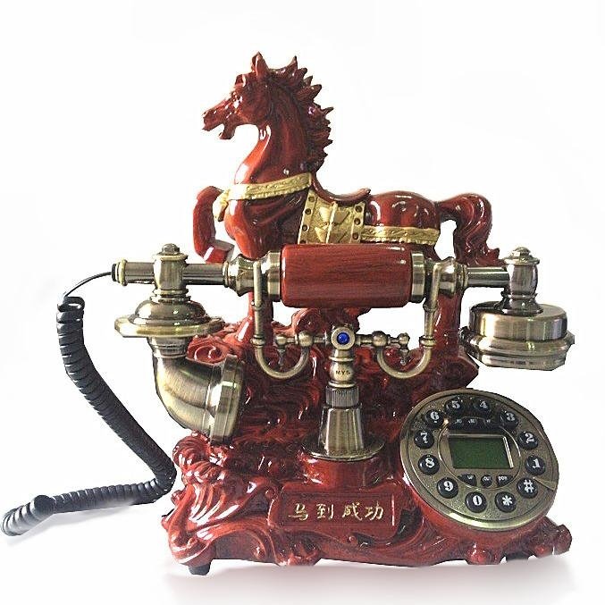 Antique Telephone with caller id phone