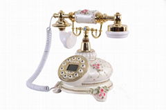 MYS Antique Telephone For Retro Home Decor Phone 