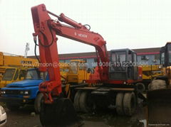 Used Wheel/Hydraulic Excavator, Hitachi100-1W