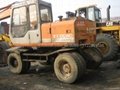 Used Wheel/Hydraulic Excavator, Hitachi100-1W 2