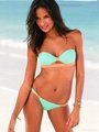 halter gorgous bikinis woman attactive swimsuit with bandage tie hot selling 