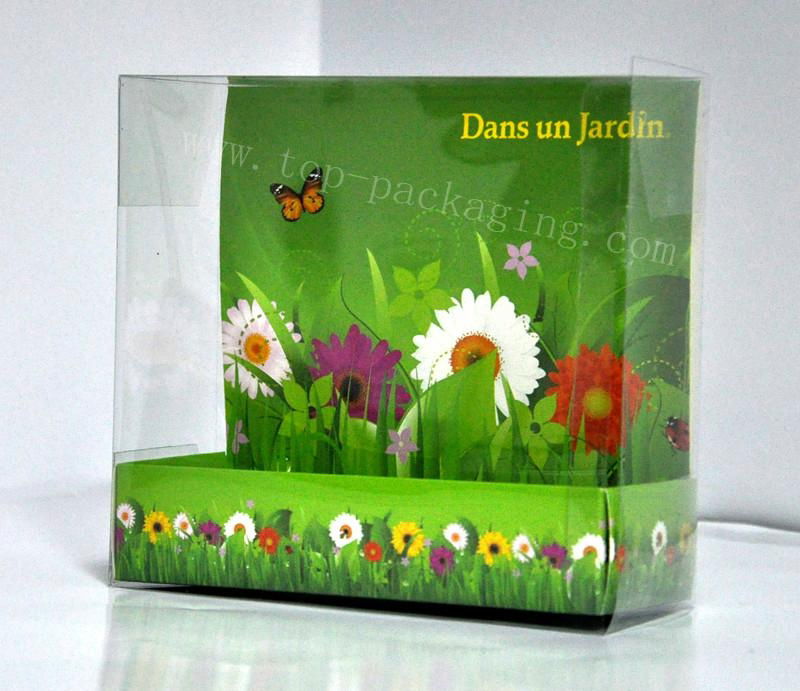 Cosmetic Paper Card Box with PVC Box 2