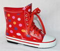 new style for girls fashion rain boots 2