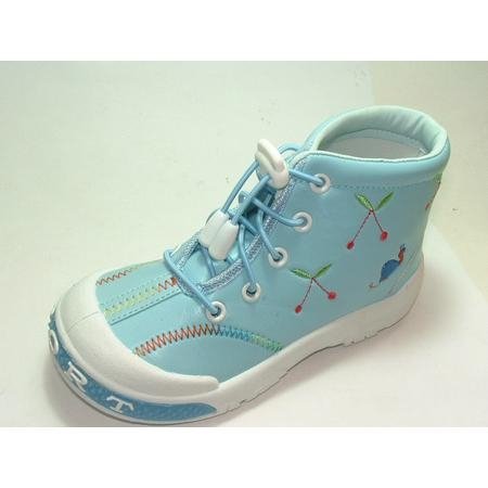 new style for children's fashion hight cut injection shoes 3
