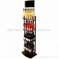 Free standing Metal Floor Wine Display Shelf 1