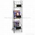 3 Shelves Wire Magazine Rack